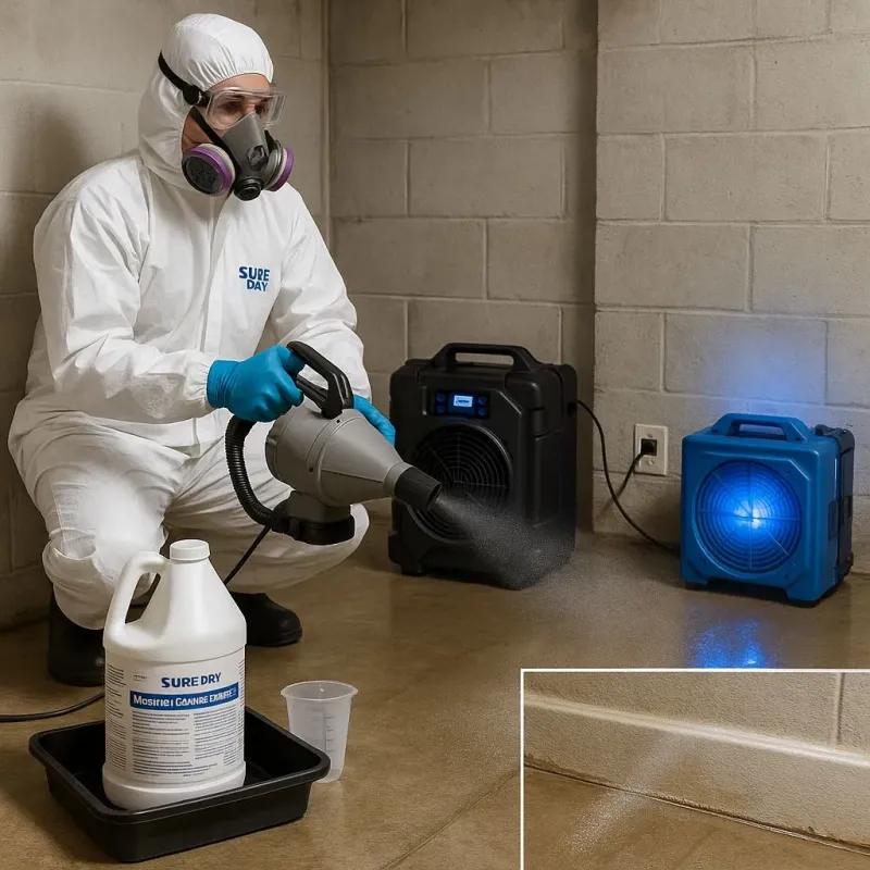 Sanitization and Odor Removal process in Capitol Heights, MD